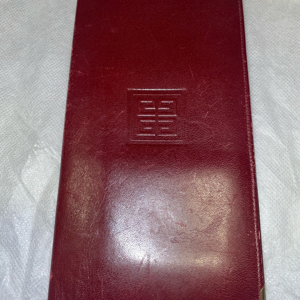 Red Leather Wallet
